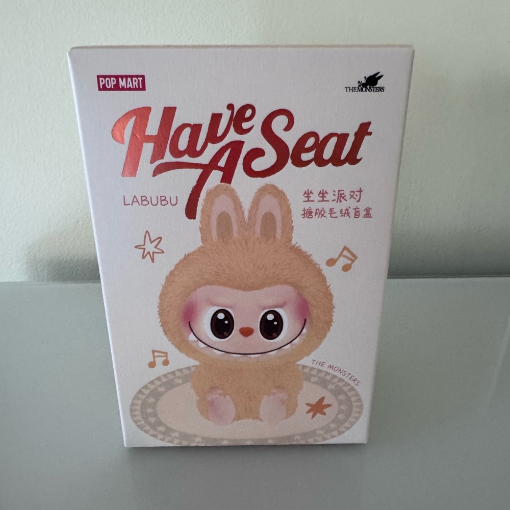 Pop Mart The Monsters Have A Seat Ququ Labubu Plush Blind Box Pendant